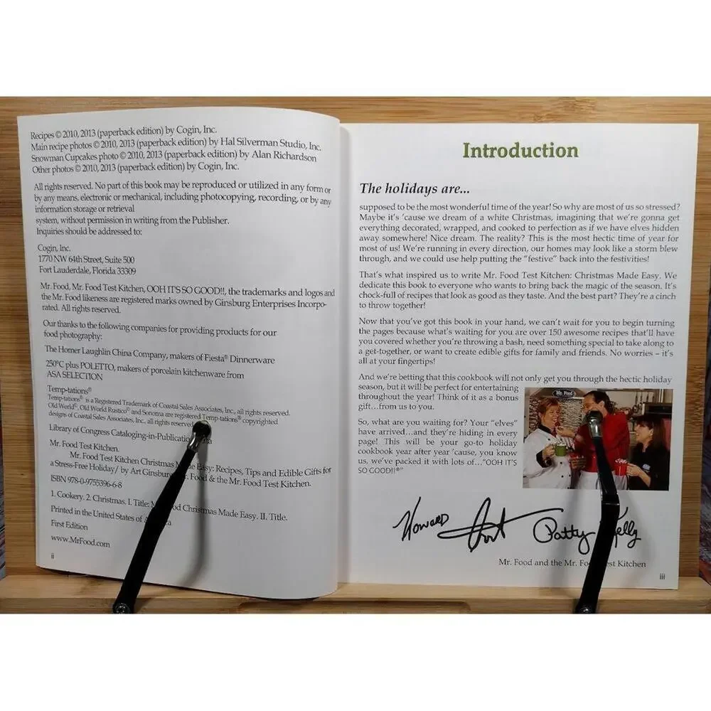 Christmas Made Easy‎ Cookbook by Mr. Food Test Kitchen